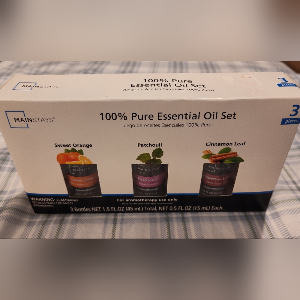 NEW! 3pk Mainstays Oils (1.5oz ea.)